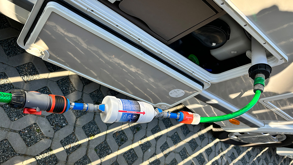 Befüllfilteset für Wasserfilter im Wohnmobil