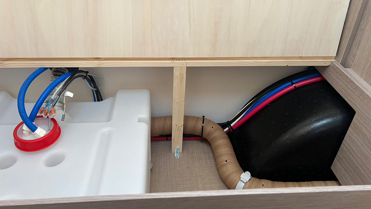 Wohnwagen Wasserfilter umgerüstet