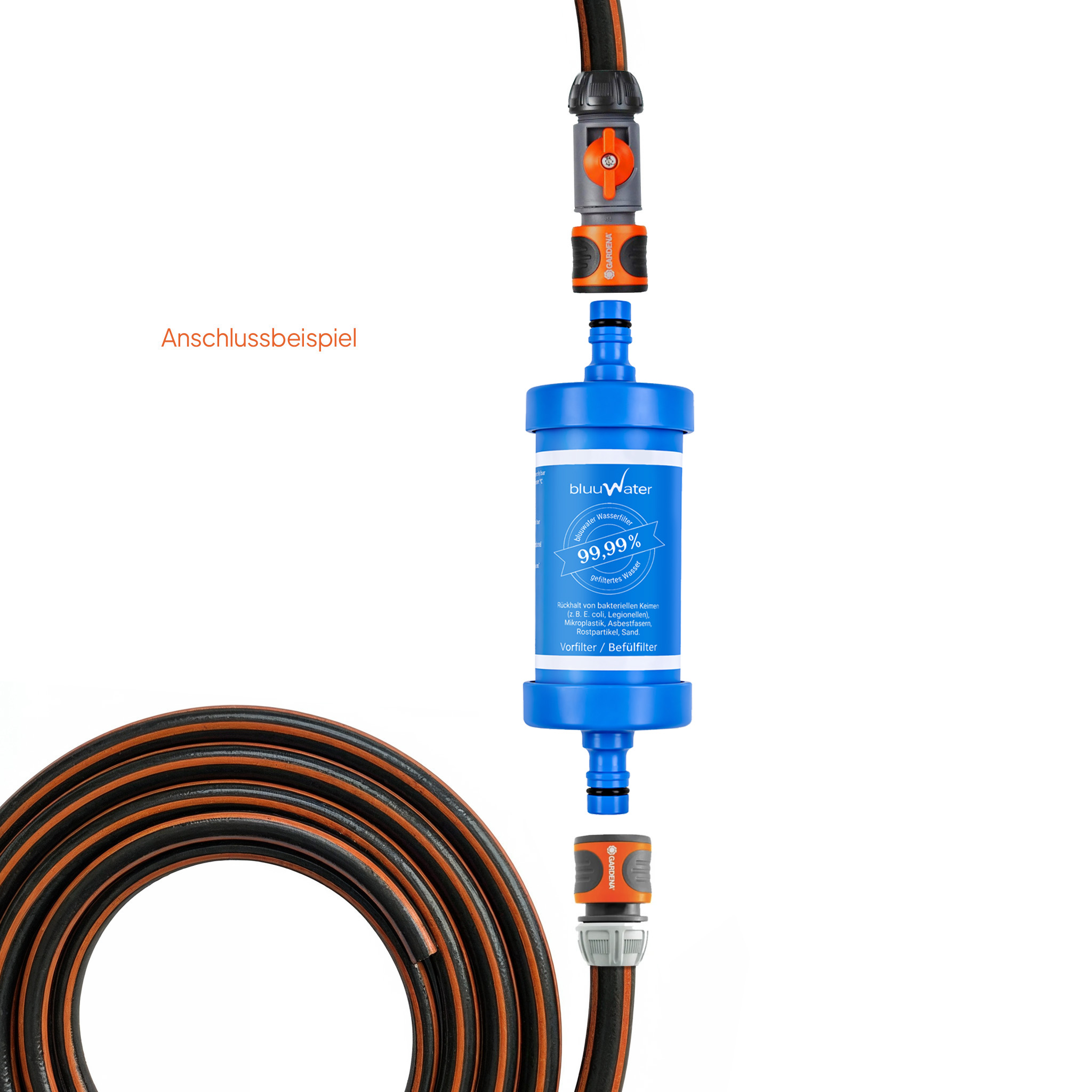 Set de inicio para llenado de agua – con conexiones GARDENA
